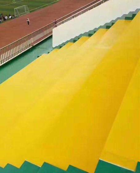 江陵球场台阶翻新修补改造